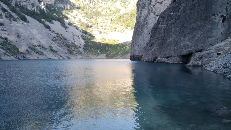 The Blue Lake in Imotski